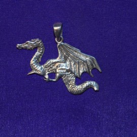 Dragon Silver Pendant